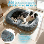 Orthopedic Dog Bed for Large Dogs, Comfort-Sided Calming Pet Bed - Image 4