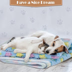 Tatuo 12 Pieces Puppy Blanket Warm Dog Cat Sleep Mat Pet Kitten Doggy Fleece - Image 4