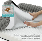 Cute Dog Bed for Small Dogs, Faux Rabbit Fur Orthopedic Foam Dog Bed - Image 8