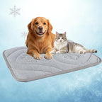 Dog Cooling Mat, Reversible Cool & Warm Pet Orthopedic Pad, Thick Mat by Unknown