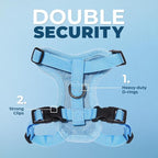 Voyager Escape-Proof Step-in Lock Cat Harness & 5ft Neoprene-Handle Leash Set - Image 2