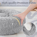 rabbitgoo Dog Bed for Small, 24 inches Machine Washable, Fluffy Donut Pet Bed - Image 6