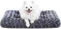 KSIIA Washable Dog Bed Deluxe Plush Dog Crate Beds Comfy Kennel Pad Anti-Slip by KSIIAPetProducts