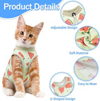 Coppthinktu Cat Recovery Suit Female, Breathable Cat Onesie After Surgery Female - Image 2