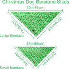 St. Patrick's Day Dog/Cat Kerchief, Shamrock Triangle Bid Scarf - Image 3