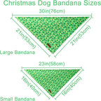 St. Patrick's Dog Bandana, Shamrock Triangle Bid Scarf - Image 3