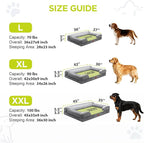 Orthopedic Dog Bed for Extra Large Dogs, XXL Waterproof Egg Crate Memory Foam - Image 4