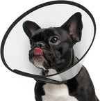 Supet Adjustable Dog Cone Collar After Surgery to Stop Licking, E Collar by Supet