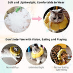 KUDES Cat Small Dog Recovery Collar, Cute Sunflower Neck Cone After Surgery - Image 7