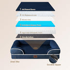 EHEYCIGA Orthopedic Dog Beds for Extra Large Dogs, Waterproof Memory Foam XXL - Image 5