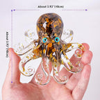 Natural Crystal Tiger's Eye Gravel Octopus Resin Marine Animals Fish Tank - Image 2