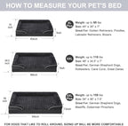 WNPETHOME Dog Beds for Large Sized Dogs, Washable Orthopedic Dog Couch Sofa Bed - Image 4