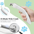 Pet Steam Brush for Dog & Cat – shower bath brush – Steam for Shedding & - Image 8