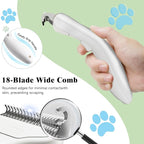 Undercoat Shedding Brush for Dogs & Cats – Professional Deshedding & Dematting - Image 5