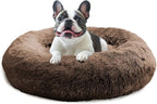 JOLLYVOGUE Calming Dog Bed Large Size Dog, Anti-Anxiety Donut Large Pet Bed by JOLLYVOGUE