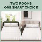 OhGeni 100% Waterproof Twin-2 Pack Mattress Protector, Fitted Sheet - Image 3