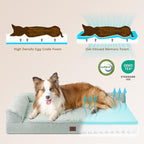 EHEYCIGA Memory Foam Dog Bed Large Size Dogs, Orthopedic Dog Bed Large - Image 4
