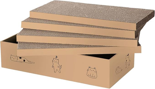 4 Packs in 1 Cat Scratch Pad by Mankaide