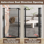 Fairy Baby 51.18" Extra Tall Pet Cat Gate, 48.5"-56.2" Extra Wide Baby Gate - Image 5