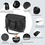 Cat Carrier, Dog Carrier, Pet Carrier, Foldable Waterproof Premium PU Leather - Image 4