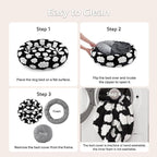 JOEJOY Donut Calming Small Dog Bed, Round Cat Beds - Image 5
