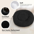 28in Large Dog Bed, Medium Size Dog and Cats, Calming Donut Bed - Image 4