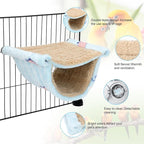 BWOGUE Winter Warm Bird Nest Bed Hanging Hammock Snuggle Hut Parrot House Tent - Image 4