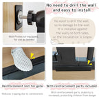 Lumizone Extra Tall Pet Gate 55.12" High Pressure Mounted 38.39"-42.51" Extra - Image 6
