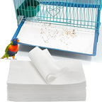 Okllen 200 Pcs Bird Cage Liners, 11x20 Inch Disposable Cage Paper Liners Pad by Okllen