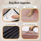 Large Orthopedic Dog Bed with Sides XXL Dog Beds with Removable Washable Cover - Image 5