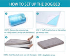 Orthopedic Memory Foam Dog Bed, Cooling Dog Beds Waterproof Pet Bed - Image 6