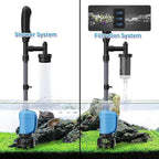 6-in-1 Electric Aquarium Gravel Cleaner, 530GPH Fish Tank Vacuum - Image 4