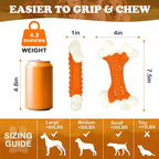 Dog Toys 2 Pack, Dog Toys for Aggressive Chewers Large Breed, Aggressive Chew - Image 3