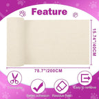 Anit Cat Scratch Couch Furniture Protector, 78.7x15.8 Cat Wall Corner Scratcher - Image 8