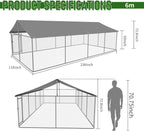 Outdoor Dog Enclosure Heavy Duty Dog Kennel House Mesh Dog Big Cage Pet Kennel - Image 2