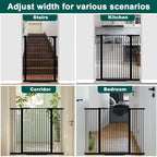 Fairy Baby 40.5" Extra Tall Baby Gate No Drill, 29.6"-40.5" Extra Wide Wide Dog - Image 7
