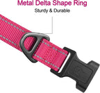 Joytale Reflective Dog Collar, Soft Neoprene Padded, Metal D-Ring, Nylon Pet - Image 3