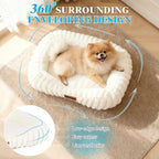 Dog Bed for Small & Medium Dogs – Calming Furry Puppy Bed - Image 4