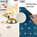 Cat Food Mat Absorbent Dog Mat for Food and Water Non Slip Quick Dry Dog Bowl - Image 6