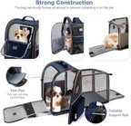 Lekebobor Extra Large Cat Backpack Carrier Expandable Pet Carrier Backpack - Image 3