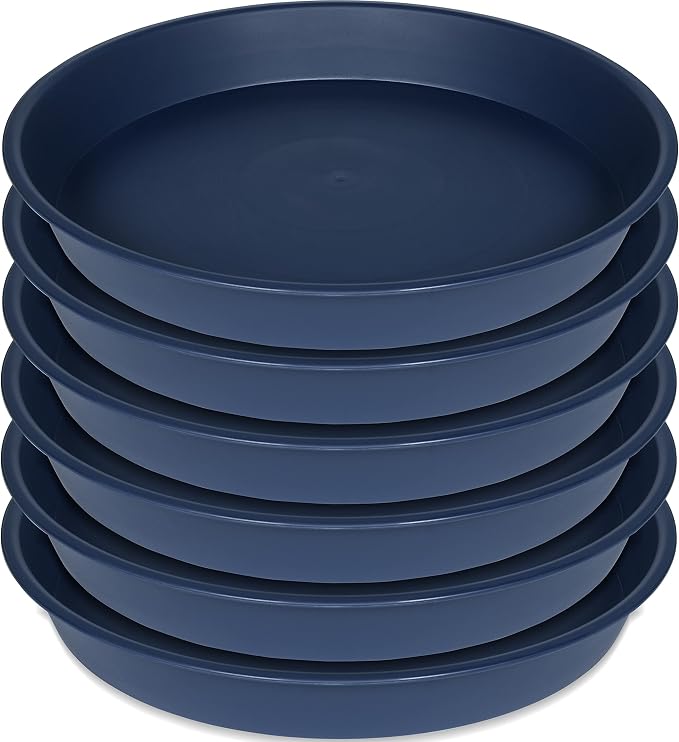 2 Pack of 10 inch Plant Saucer Gray, Heavy Duty Plastic Plant Saucer 10 inch - Image 8