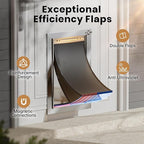 Dog Door All Aluminum Medium, Doggy Doggie Cat Door, Heavy Duty Pet Door - Image 2