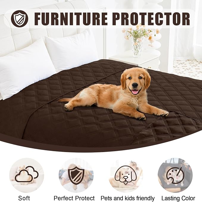 Smiry Waterproof Dog Bed Cover Blanket 40x70, Soft Reversible Pet Blanket - Image 8