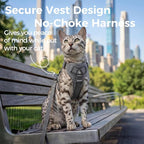 Cat Harness and Leash Set Escape Proof Tactical Medium Kitten Harness Emotional - Image 3