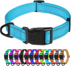 TagME Dog Collars, Adjustable Reflective Nylon Pet Collar by TagME