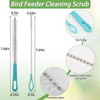 5Pcs Bird Bath Brush Kit, Larbeti 1P Hard Silk Bristle Bird Bath Cleaner Brush - Image 4