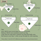 8 Packs Sublimation Blank Dog Bandana Over Collar, Pet Collar Slip-On Bandana - Image 2