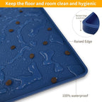Ptlom Silicone Pet Placemat for Dog and Cat, Waterproof Anti-Slip Pet Feeding - Image 6