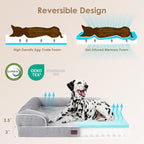 EHEYCIGA Orthopedic Dog Beds for Extra Large Dogs, Waterproof Memory Foam XXL - Image 4