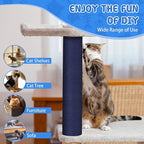 Climbing Cat Scratcher Mat Trimmable Cat Scratching Post Carpet 157.4’’x15.8’’ - Image 6